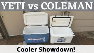 Yeti vs Coleman Extreme Which Cooler Is The Better Value [upl. by Leamiba]