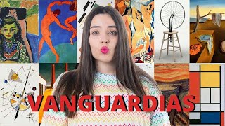 VANGUARDIAS ARTÍSTICAS CRONOLOGÍA y RESUMEN  ARTE CONTEMPORÁNEO [upl. by Ayikal]