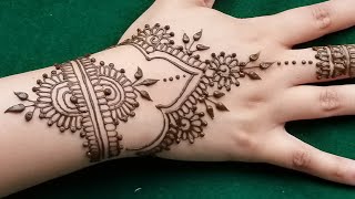 Henna Tutorial Very Gorgeous And Easy Henna Design For Beginners [upl. by Ayifas]