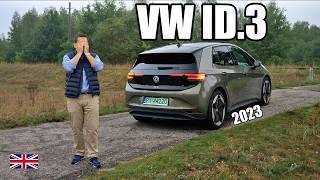 Volkswagen ID 3 Pro S 2023 facelift  Any Improvements ENG  Test Drive and Review [upl. by Aketal]