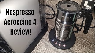 Nespresso Aeroccino 4 Milk Frother Review  Worth upgrading from the Aeroccino 3 [upl. by Aizirtap]