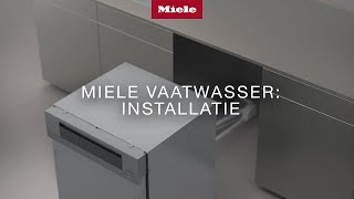 Miele Vaatwasser Installatie [upl. by Thurston]