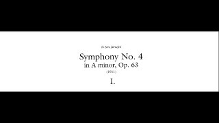 Jean Sibelius  Symphony No 4 1911 wscore [upl. by Creighton]