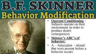 B F Skinner  Behavior Modification [upl. by Denman578]