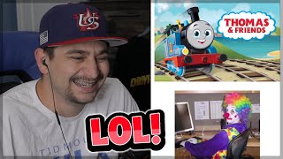 Thomas The Tank Engine Memes REACTION [upl. by Armillda]