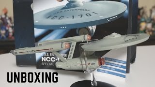 Star Trek USS Enterprise NCC 1701 Oversized Edition Eaglemoss Unboxing [upl. by Shiau]