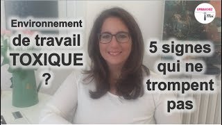 Travail TOXIQUE  5 signes qui ne trompent pas [upl. by Bradway]