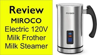 Review Miroco Milk Frother  How to make froth milk at home [upl. by Ailadi]