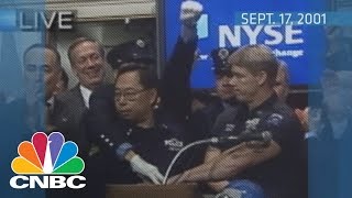 Reopening the NYSE after 911  Archives  CNBC [upl. by Arvell581]