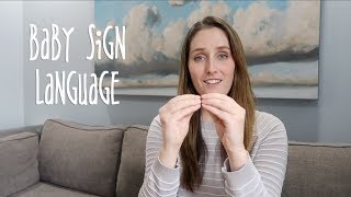 Baby Sign Language  5 Basic Signs [upl. by Paulita]