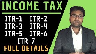 Income Tax ITR Full Explanation ITR1 ITR2 ITR3 ITR4 ITR5 ITR6 ITR7 by GST Sathi [upl. by Guilbert759]