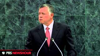 King of Jordan Abdullah IIs UN General Assembly Speech [upl. by Ahsienom]