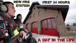 First 24 Hours in a New Fire Station  A Day in the Life [upl. by Leasa]