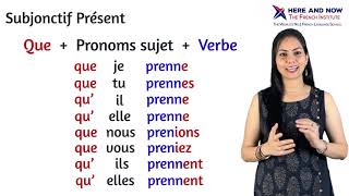 Subjonctif  French Grammar Explained in English  Happy Learning French Series [upl. by Violet]