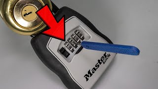 How To Find The Combination To A Master Lock Key Box Fast [upl. by Sitruk]