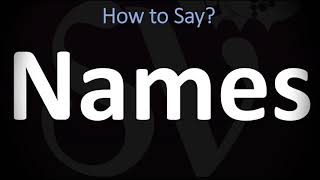 How to Pronounce Names CORRECTLY [upl. by Aihseyk]