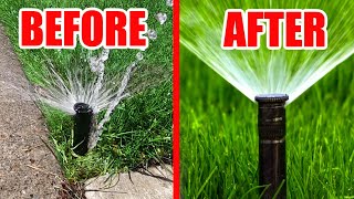 Sprinkler Repair Quick and Easy [upl. by Ahsilem]