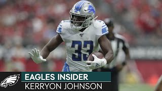 Kerryon Johnson Ready for a Fresh Start in Philadelphia  Eagles Insider [upl. by Iknarf]