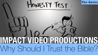 Why Should I Trust the Bible  IMPACT Whiteboard Video [upl. by Anolahs]