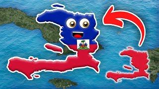 Haiti  Geography amp Departments  Countries of the World [upl. by Ahsek]