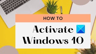 How to activate Windows 10 [upl. by Noemys959]