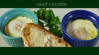 Oeuf Cocotte Recipe  Baked Eggs – Bruno Albouze [upl. by Mathilda]