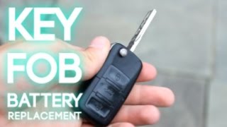 How To Replace A VW Key FOB Battery [upl. by Stila46]