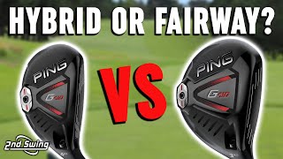 Hybrid or Fairway Wood 2hybrid vs 5wood  Trackman Test [upl. by Amarillis]