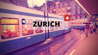 Zurich in 4 minutes  Travel video Switzerland 4K [upl. by Arraeis]