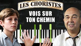 Les Choristes  Vois sur ton chemin  Piano Cover amp Tutorial [upl. by Ylellan]