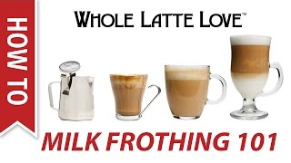 Milk Frothing for Beginners [upl. by Rebekah]