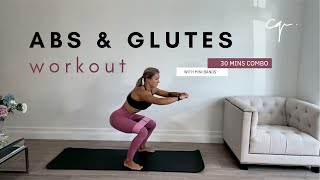 Abs and Glutes Workout Combo  30 Minutes with Mini Band [upl. by Jayne]