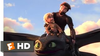 How to Train Your Dragon  Big Bad Dragon Scene  Fandango Family [upl. by Cassidy]