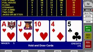 How to Play and Win at Jacks or Better Video Poker Tutorial  Part 1 [upl. by Ellehcem]