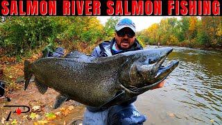 Salmon Fishing New Yorks World Famous Salmon River [upl. by Bogey988]