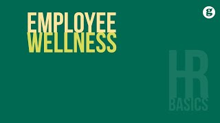 HR Basics Employee Wellness [upl. by Euqinamod]