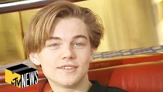 Leonardo DiCaprio in Paris 1995 🇫🇷 You Had To Be There  MTV News [upl. by Nohsram]