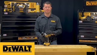 DEWALT® Product Guide  Cordless Drill Speed Torque and Clutch Settings [upl. by Atrahc935]