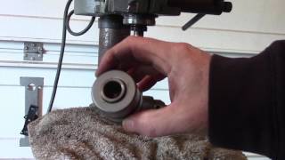 How To Remove Drill Press Chuck Rockwell Delta [upl. by Andromada]