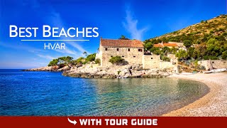 Best BEACHES in Croatia  HVAR Island [upl. by Araes]