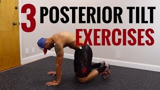 Posterior Pelvic Tilt Exercises for Correcting Anterior Pelvic Tilt [upl. by Ahsieyt]