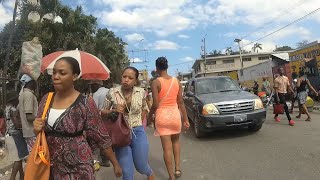 Walking in Petionville Port au Prince Haiti [upl. by Sidnac]