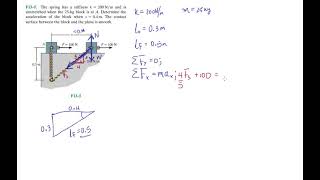 Problem F135 Dynamics Hibbeler 13th Chapter 13 [upl. by Tremayne]