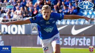 ERLING HÅLAND All Goals in Molde FK 6817  201018 [upl. by Irrek256]