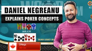 POKER CONCEPTS in Action Ranges Bluffs Bubble Play and getting All In [upl. by Ahsieni]