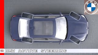 BMW Active Steering Explained [upl. by Elleinwad741]