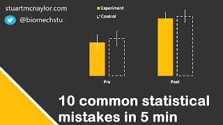 Ten Statistical Mistakes in 5 Min [upl. by Osi]