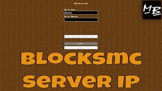 Minecraft Blocksmc Server IP [upl. by Perron]