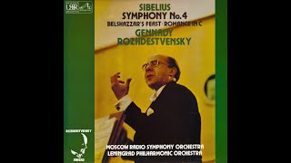 Sibelius  Symphony No 4  Rozhdestvensky 1975 Vinyl [upl. by Laufer]