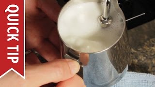 How to AutoFroth Milk for Lattes [upl. by Lika]